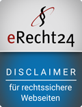 eRecht24 DISCLAIMER für rechtssichere Webseiten